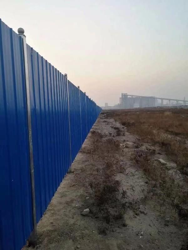 赤峰市政施工彩钢围挡 宁城县安全隔离钢结构围蔽 临时新型围挡