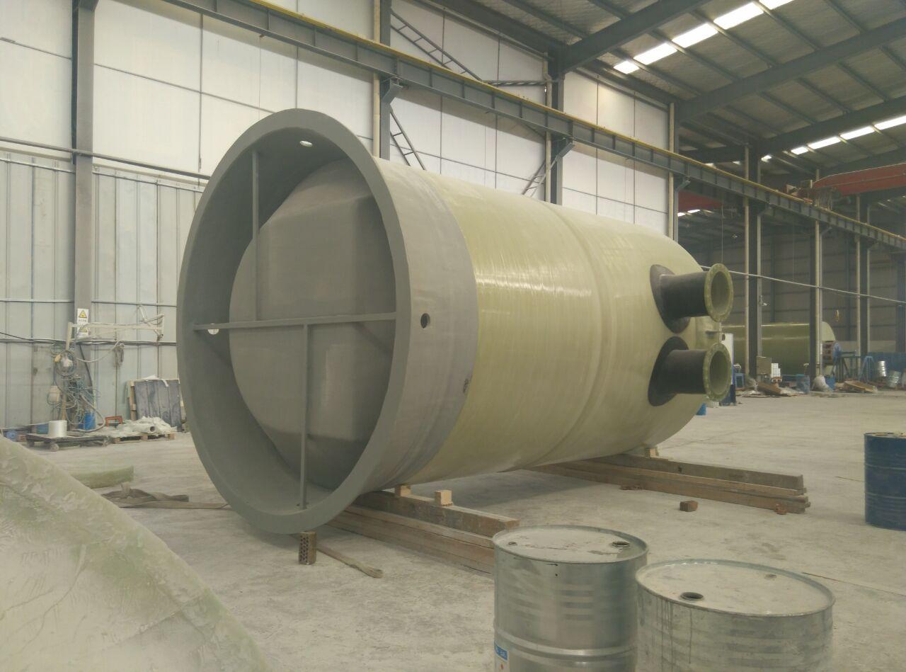 厂家提供玻璃钢一体化预制泵站