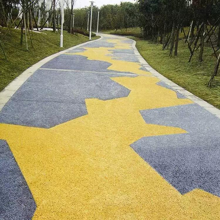 宜宾市彩色透水地坪材料 透水砼材料 透水混凝土路面