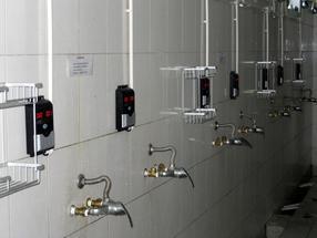 员工洗澡间热水控制器，水流量控制器，上海酒店IC卡节水器