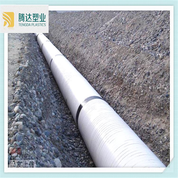 厂家供应PVC实壁管，灰色地埋通信用管，质量保证
