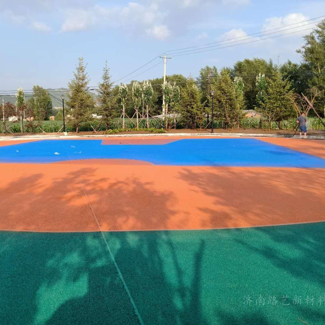 内江市彩色透水地坪材料 透水砼 彩色透水混凝土