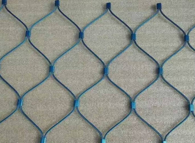 钢丝绳编织网,金属不锈钢绳网,钢丝网