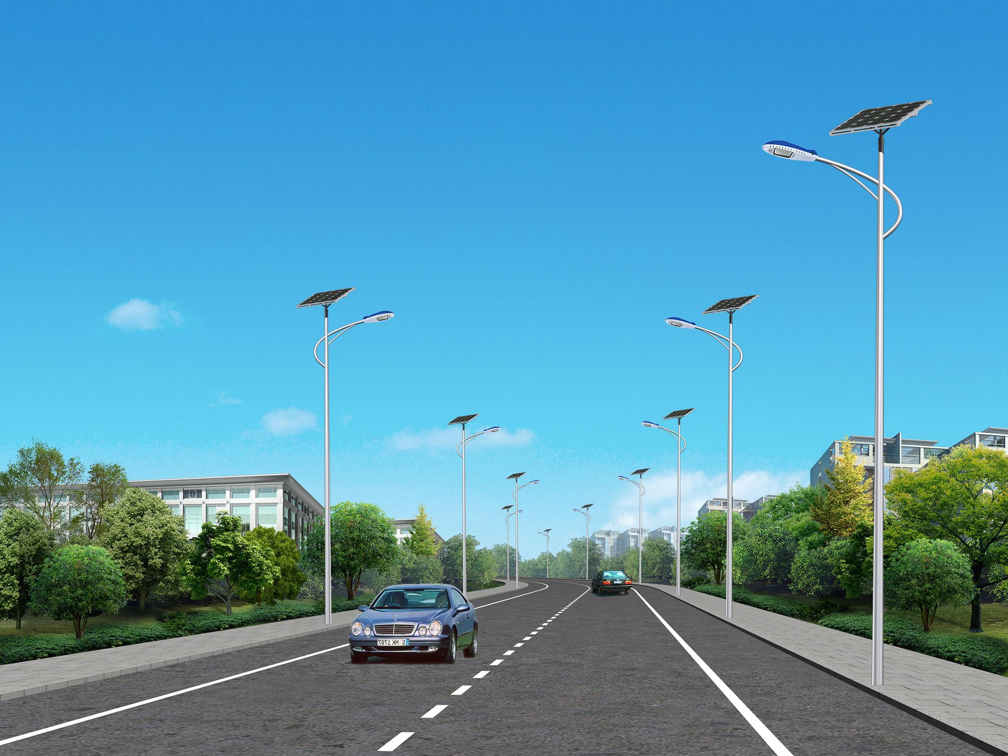 新农村住宅设计与施工优选太阳能生产厂家枣庄吉星光电太阳能锂电路灯