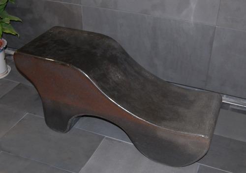 黑色花岗岩艺术雕刻椅子GCF508