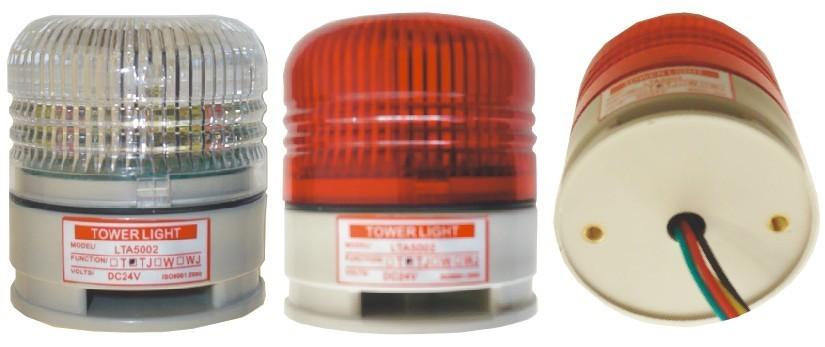 江苏LTA5002一层三色LED警示灯，声光一体警示灯