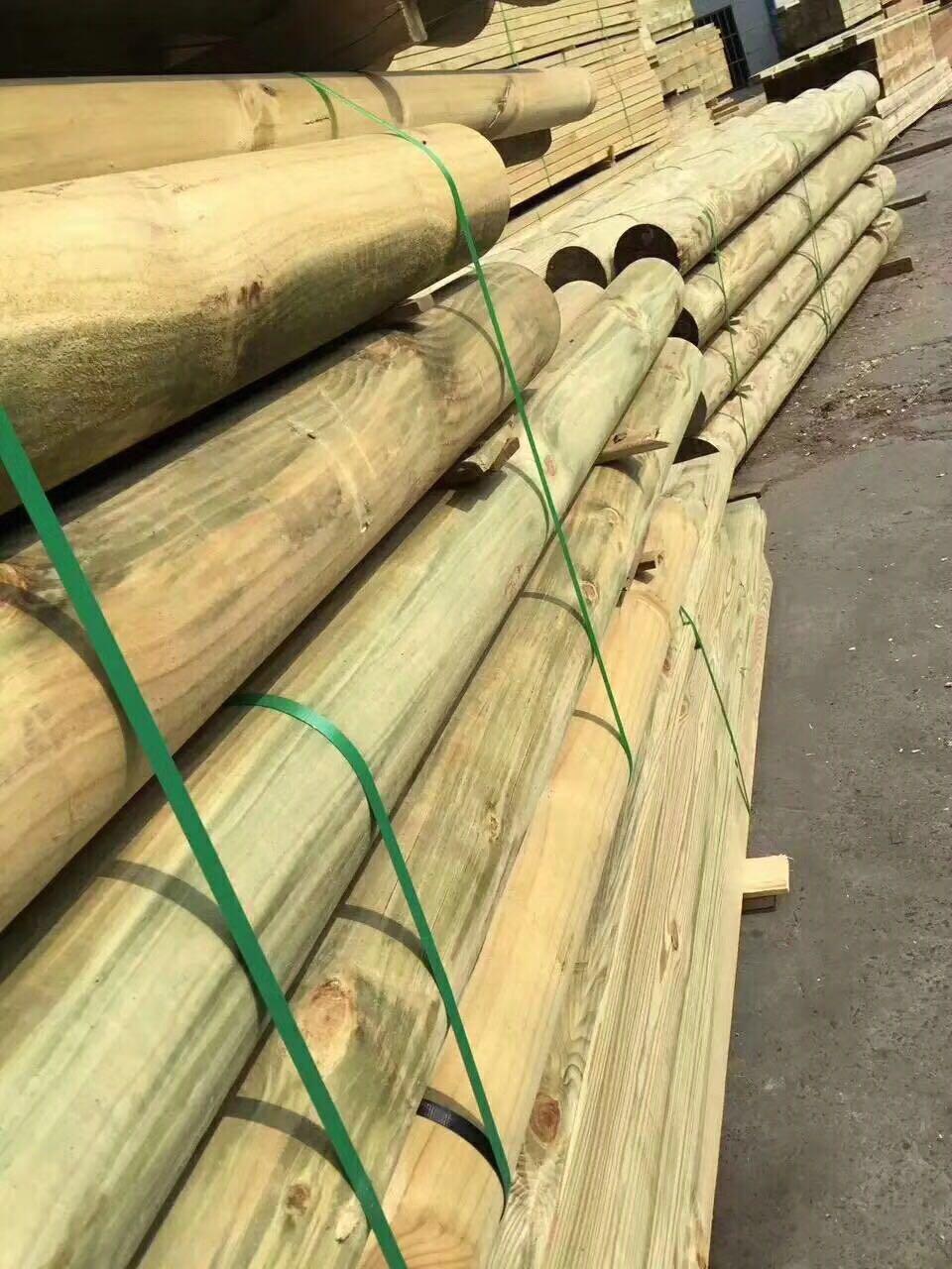 樟子松防腐木材料