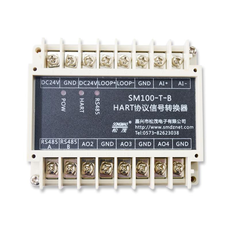  HART转3路4-20mA RS485协议信号转换器