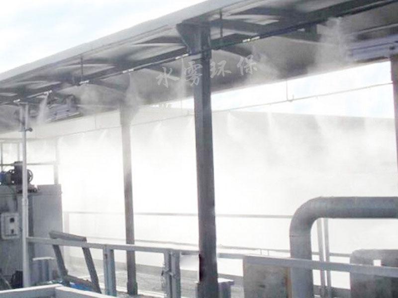 车间远程喷雾降温系列，冷雾流动式降温，水造雾区域性高效降温设备