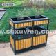 XB4-004钢木结构分类垃圾桶