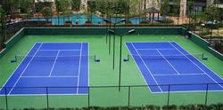 专业铺设南宁网球场工程、篮球场工程、球场施工