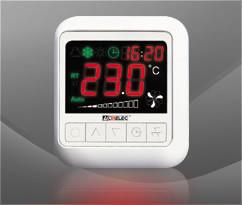 艾美力克AE-Y369C（白）彩色液晶地热温控器