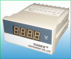 上海托克3位半数显交流电压表DH3-AV2/20/200外形尺寸48H&times;96W