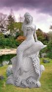 花岗岩美人鱼雕像GGP193