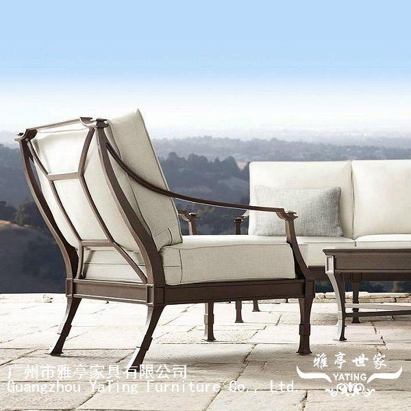 雅亭供应YT-8917户外铸铝沙发室外庭院休闲沙发椅