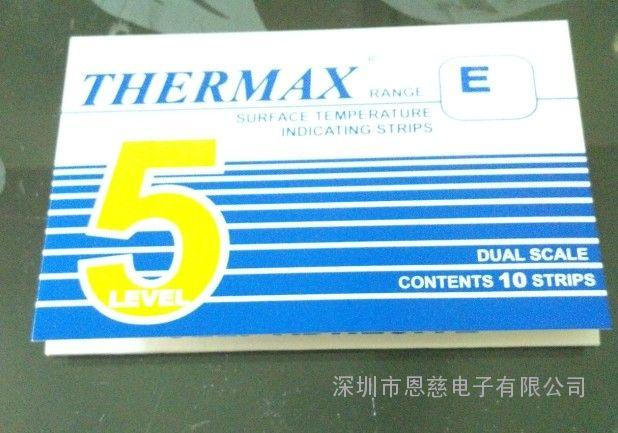 英国THERMAX温度试纸5格E型5格热敏试纸
