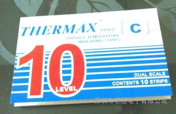 10格C型温度试纸英国THERMAX热敏试纸thermax测温纸