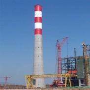 陕西咸阳化工60万吨甲醇项目自备电厂180米烟囱工程