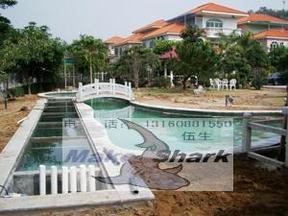 惠州专业人工湖锦鲤鱼池过滤水净化设备安装工程