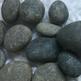 3-5cm天然青灰色圆形鹅卵石