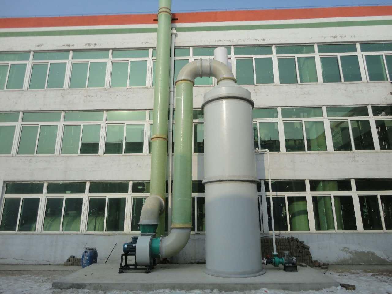 水喷淋废气净化器 喷淋塔 水喷淋工业废气塔喷淋设备
