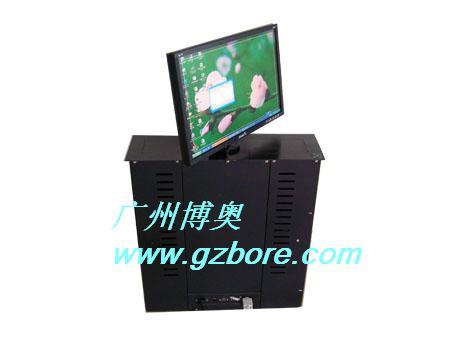 广州博奥超薄含屏显示器升降器