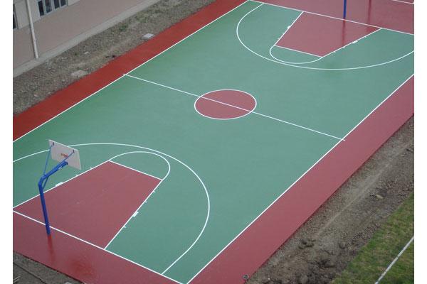 篮球场面层涂料  篮球场施工
