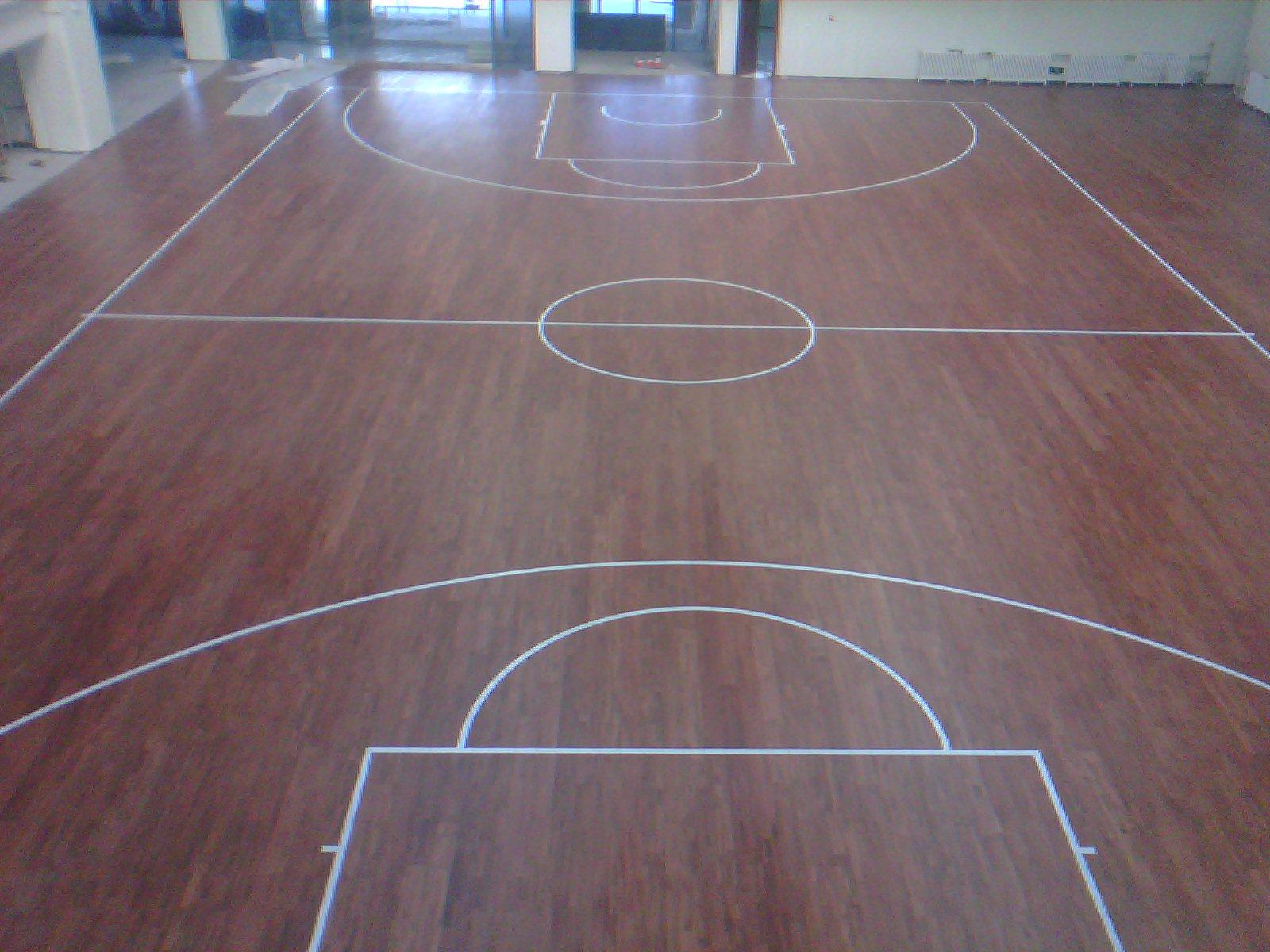 壁球馆枫木体育木地板，减震实木运动地板