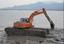 湿地挖机穿在身上挖机出租挖泥船出租
