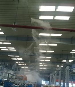 纺织厂喷雾加湿降温室内室外降温设备