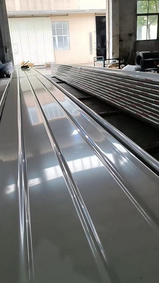 宝固铝镁锰屋面板YX65-400直立锁边广东厂家