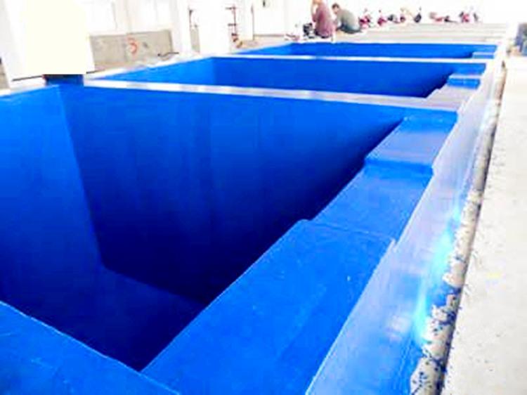 专业污水处理池防腐施工 专业施工队承接玻璃钢防腐工程