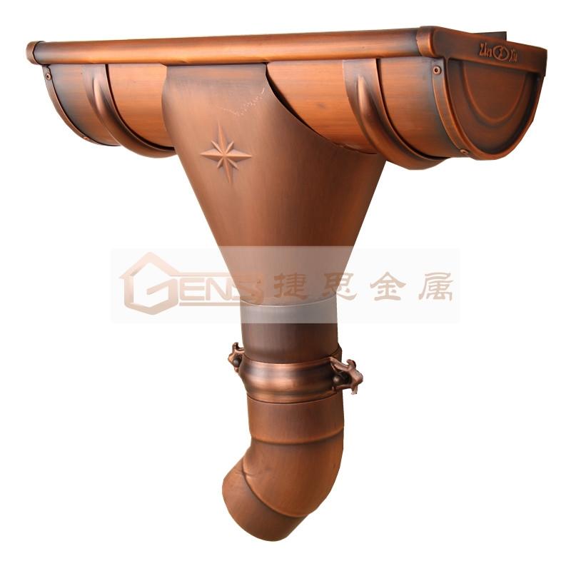 广州铜沟槽排水管H型，K型紫铜天沟