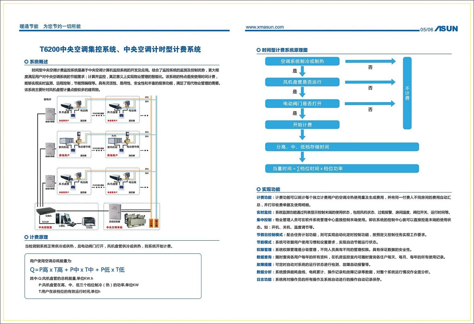 中央空调时间型独立计时计费系统