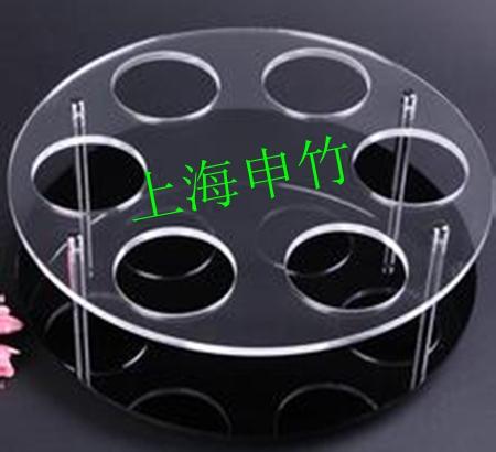 上海松江亚克力制品加工 PMMA展示架定制 申竹有机玻璃加工厂家