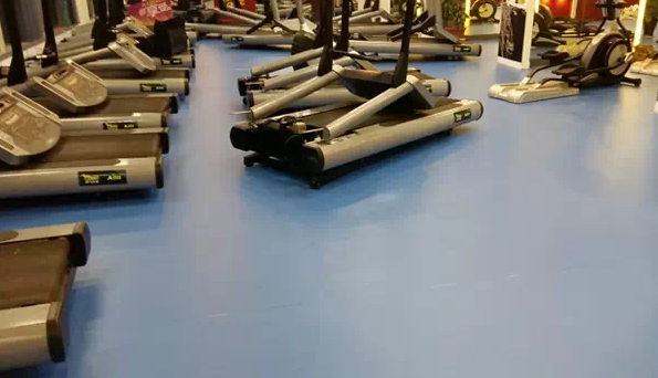 健身房地垫、4mm塑胶地板、健身俱乐部地板