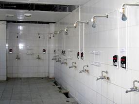 洗澡水控系统.淋浴水控器,学校浴室控水器