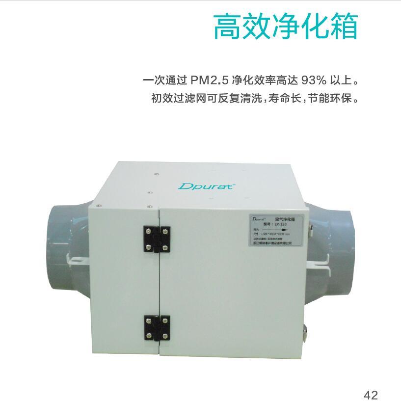 武汉新风系统-室内空气净化解决方案-高效净化箱
