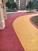 江苏泰州墙面胶粘石粘合剂彩色胶粘石地坪园林设计