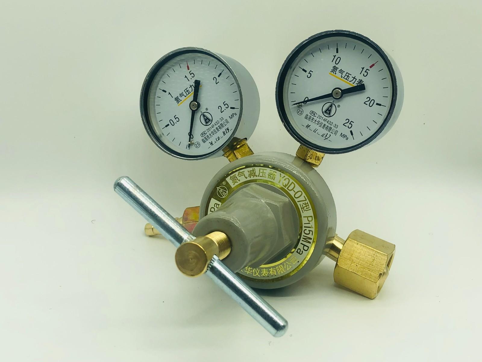 氮气减压器YQD-07型减压阀全铜YQD-6