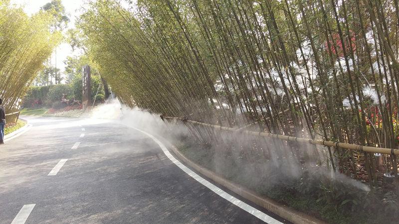 深圳人工造雾，深圳喷雾加湿，深圳园林人造雾设备系统