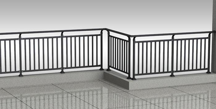 ，组装式阳台栏杆安装