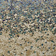 彩色砾石聚合物混凝土地坪洗砂艺术地面工艺