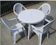 大排档专用塑料桌椅沙滩桌椅烧烤用塑料桌
