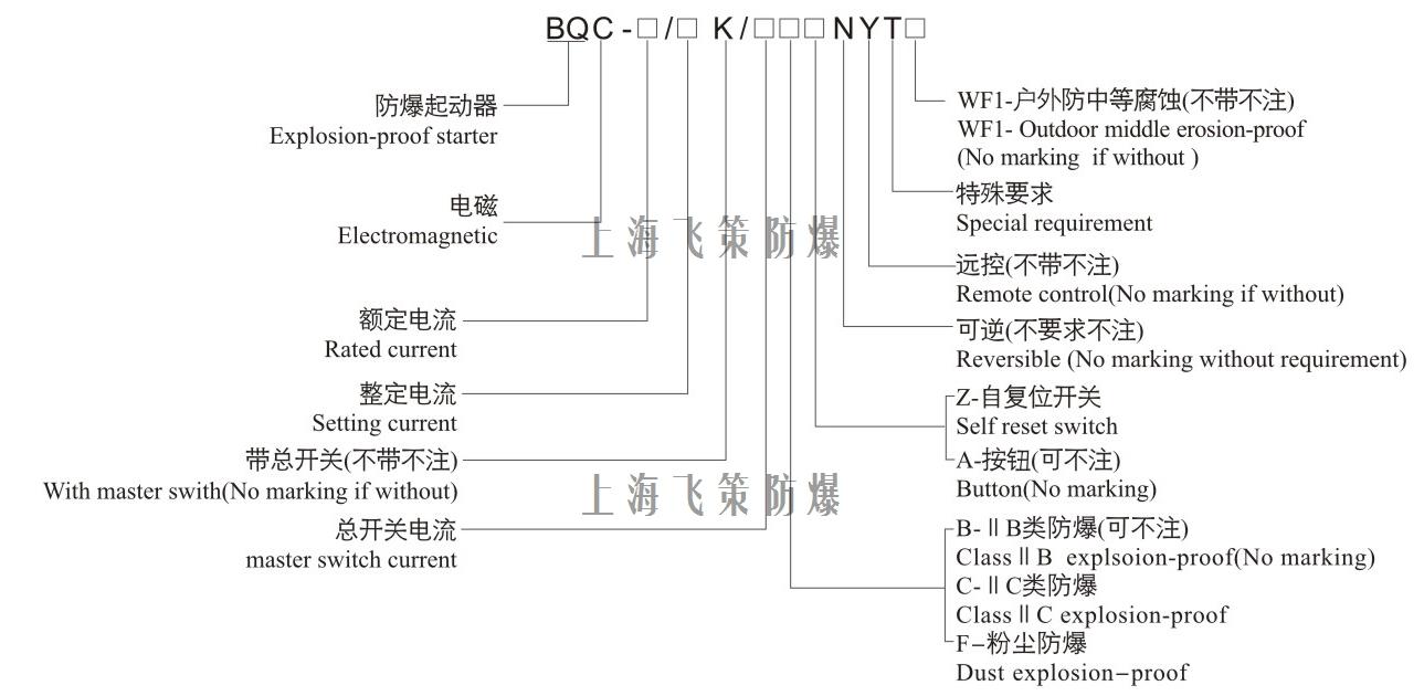 上海飞策 BQC系列防爆电磁启动器