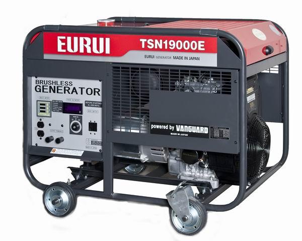 原装日本东洋EURUI系列汽油大功率16KW单相发电机组TSN19000E