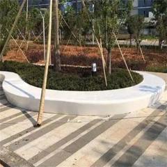四川公园泰科砼石树池坐凳泰克石花坛工厂深化加工