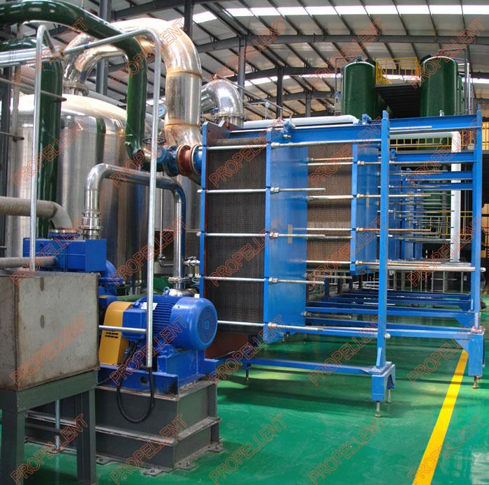 多效蒸发MEE糖厂浓缩升膜蒸发系统成套设备