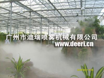 生态植物园喷雾系统造雾降温系统