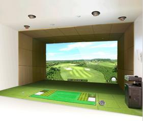 高速摄像回放系统虚拟仿真室内高尔夫模拟器